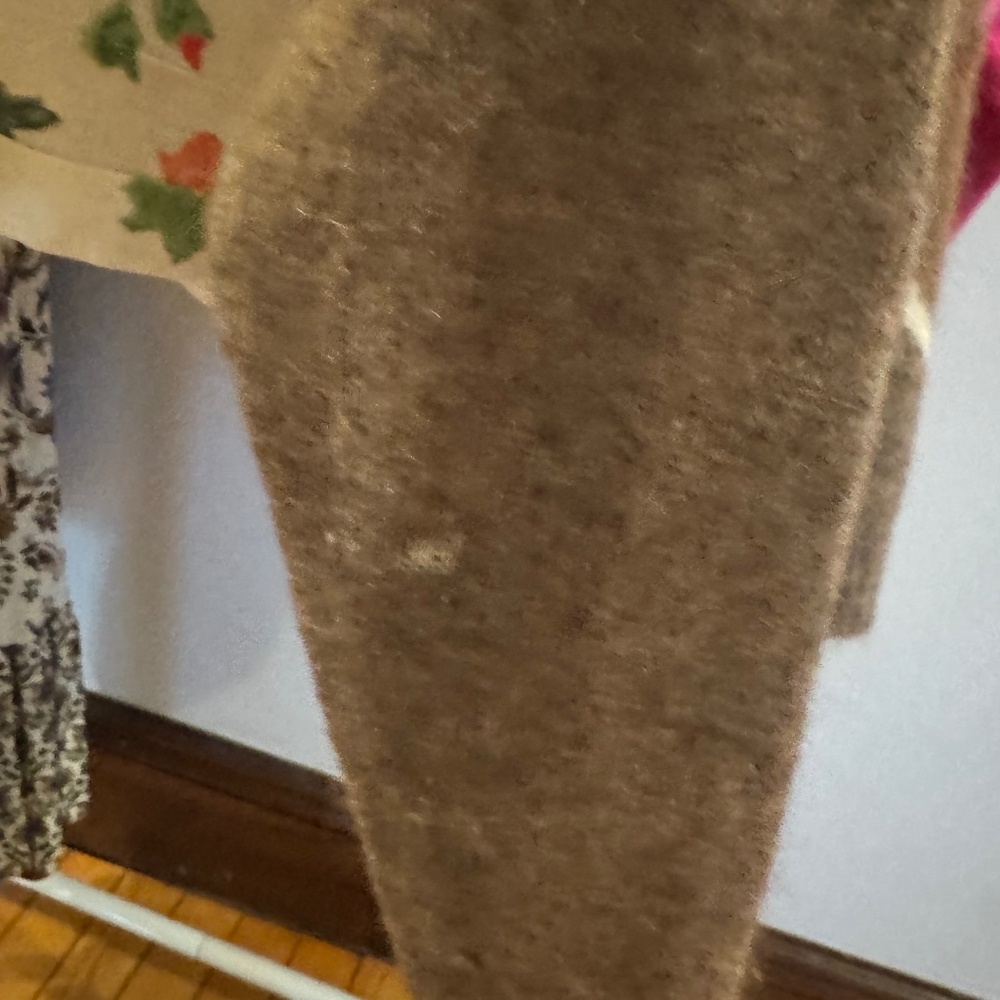 Sezane Colorblock Crewneck Sweater in Black, Brown, Pink, Hot Pink - Picture 3 of 5